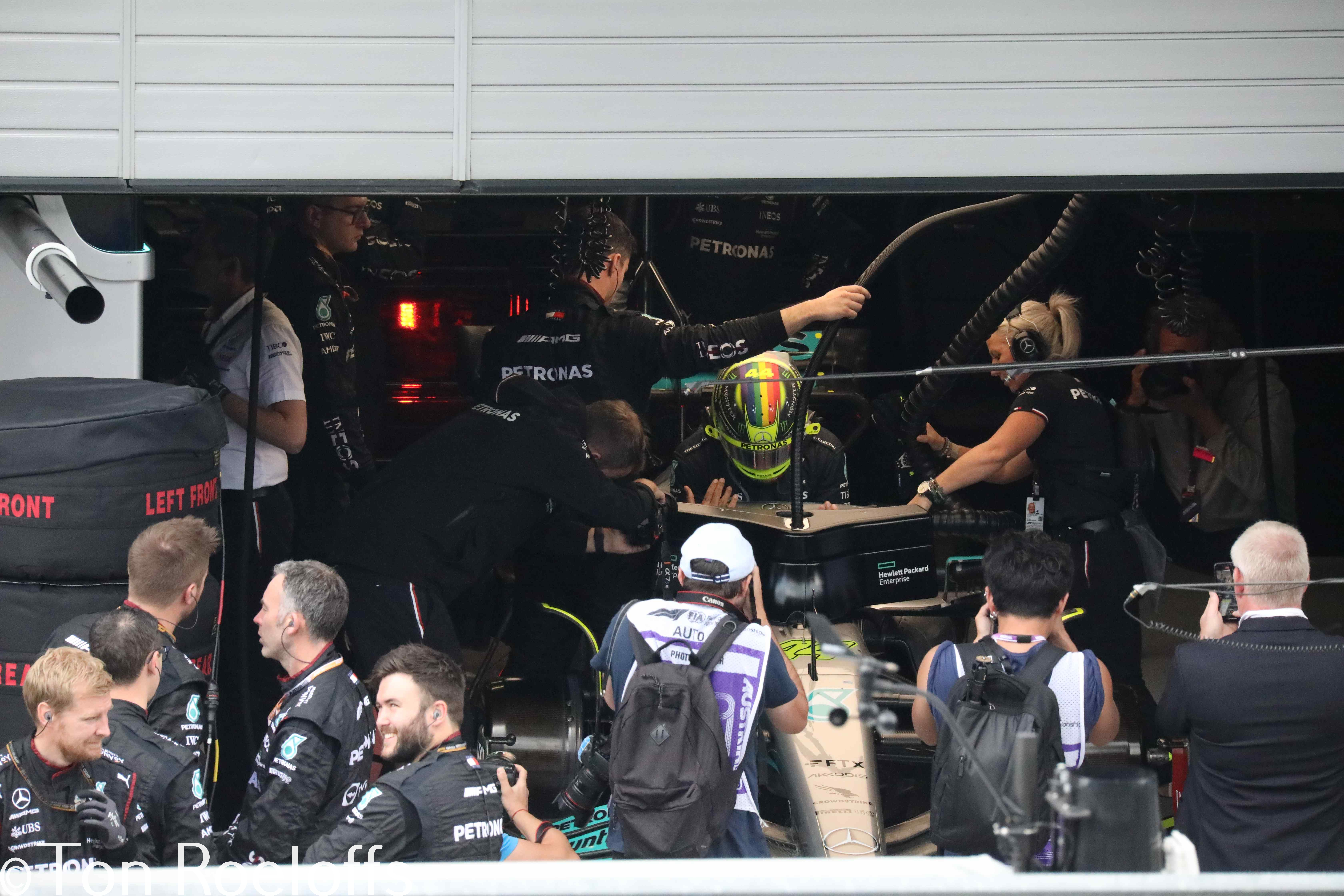 Verstappen pitbox